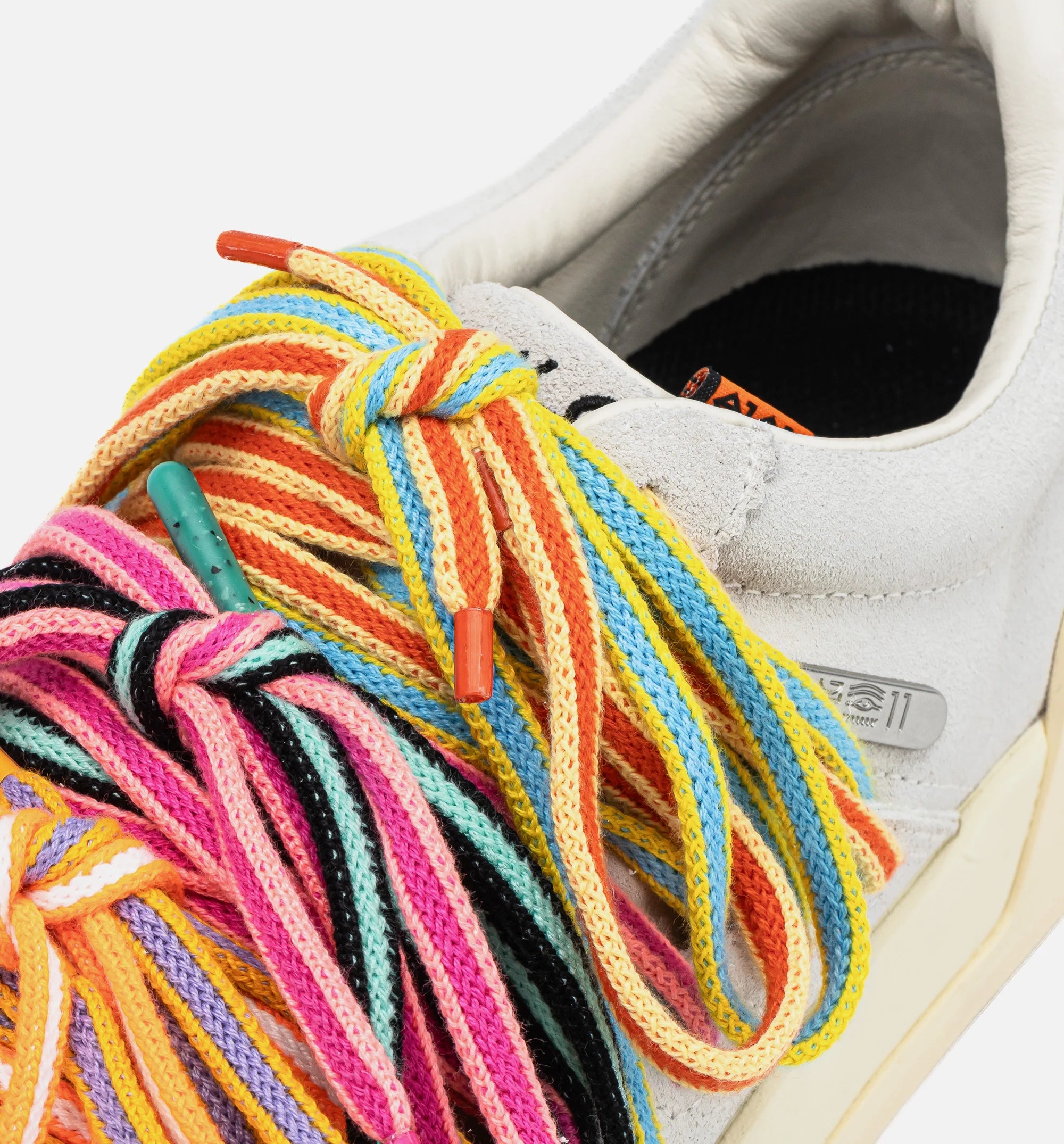 Kai Hela Roots Tribe Mens Lifestyle Shoe Ivory White Multicolor