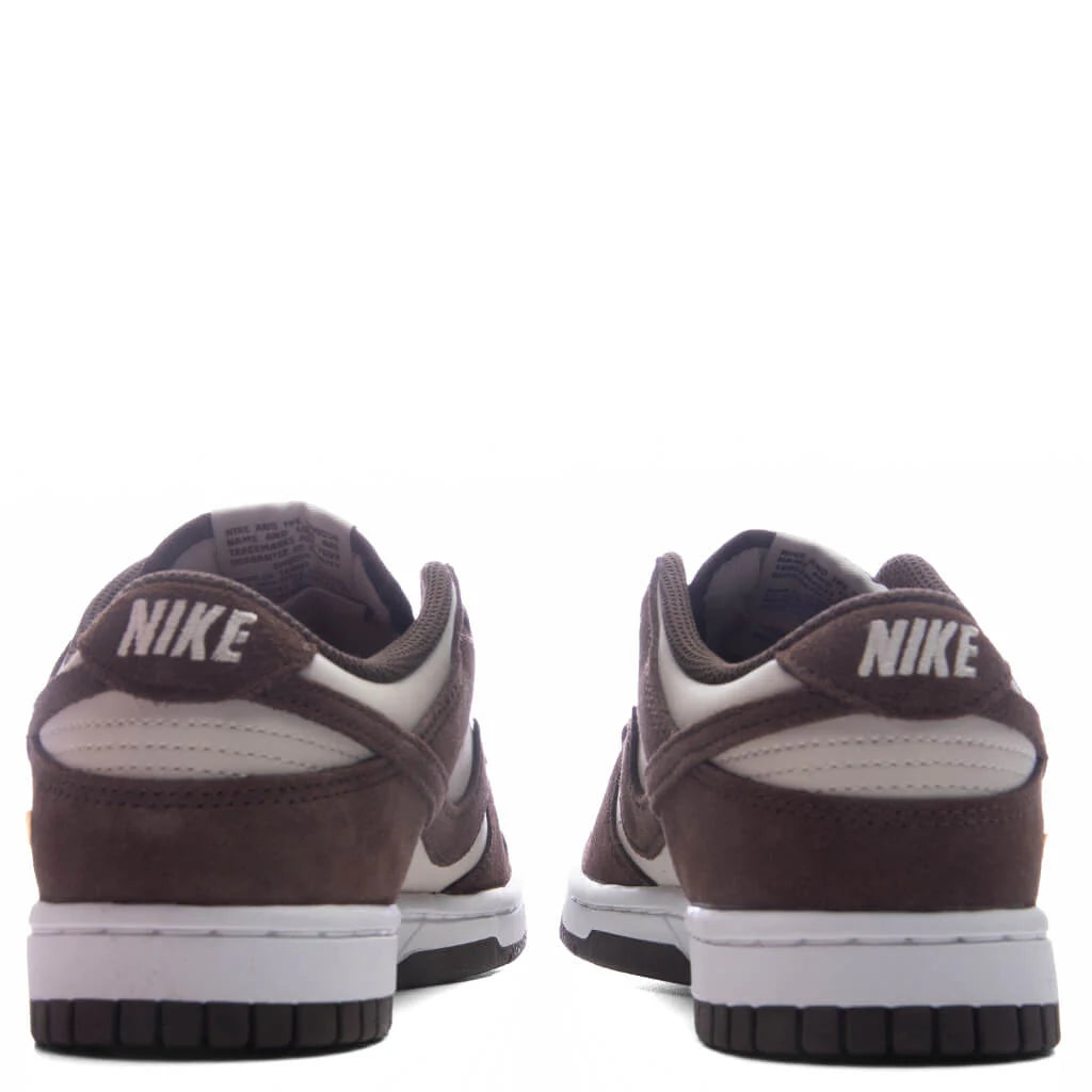 Womens Dunk Low SE Light Orewood Brown Baroque Brown White