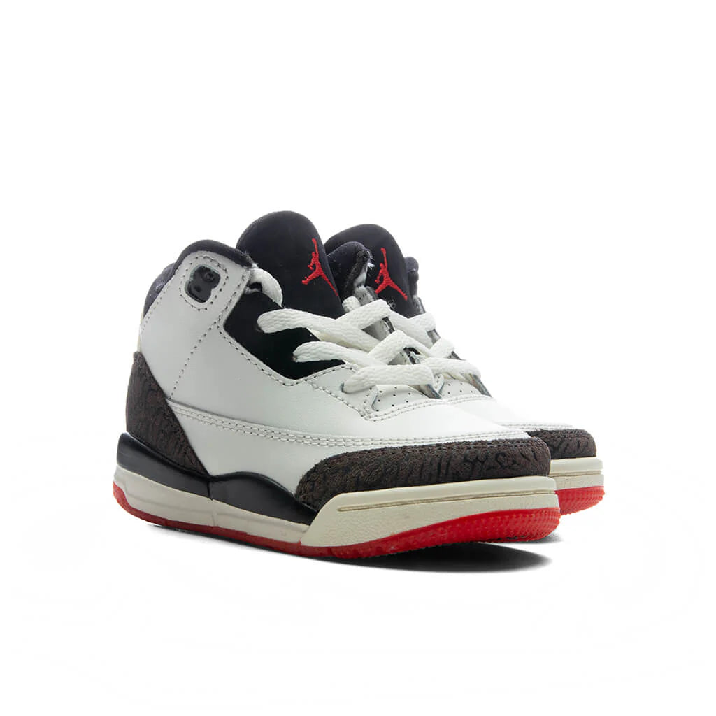 Air Jordan 3 Retro OG Worlds Best Dad TD Sail Black University Red Pale Ivory