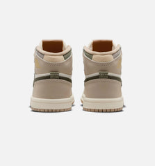 Air Jordan 1 Retro High OG Khaki Infant Toddler Lifestyle Shoe Khaki Sail Coconut Milk Cargo Khaki Free Shipping