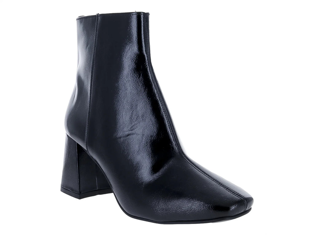 Botines Lady Paulina de Charol Negro para Mujer