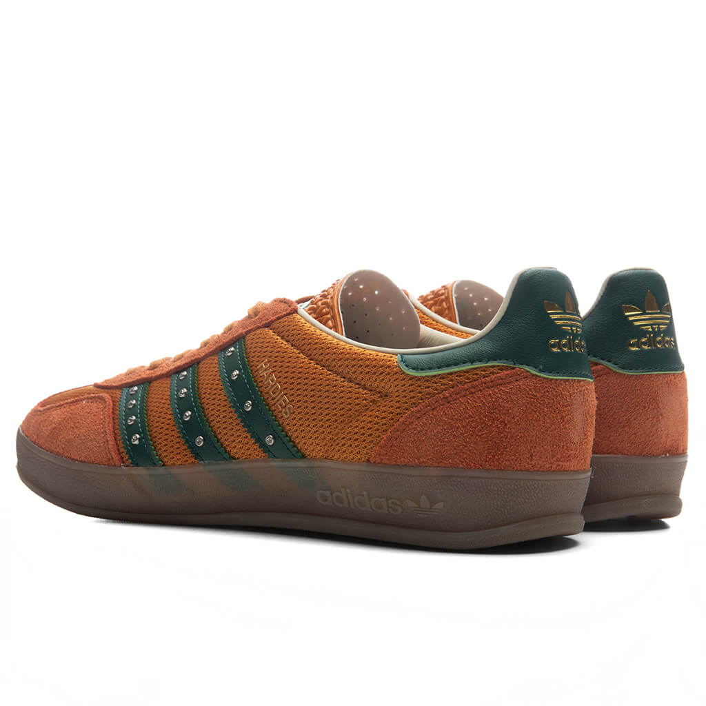 adidas Originals x Hardies Gazelle Rust Orange Collegiate Green Gum