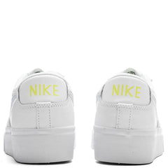 Womens Blazer Low Platform White Blue Tint Light Lemon Twist