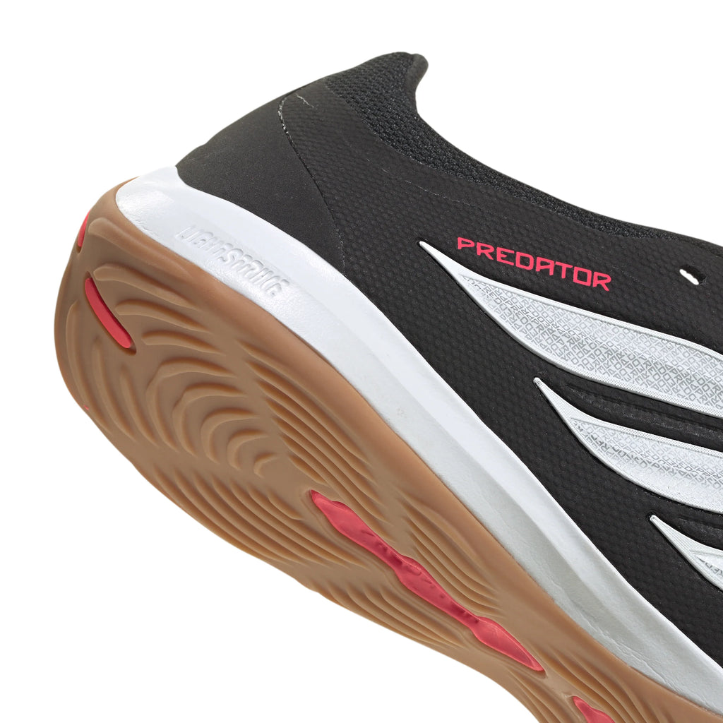 adidas Predator League Fold Over Tongue IN Indoor Mens Soccer Shoes Black White