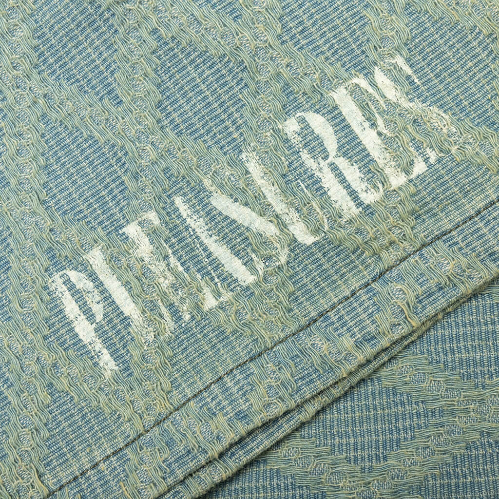 Diamond Jacquard Shorts Light Indigo