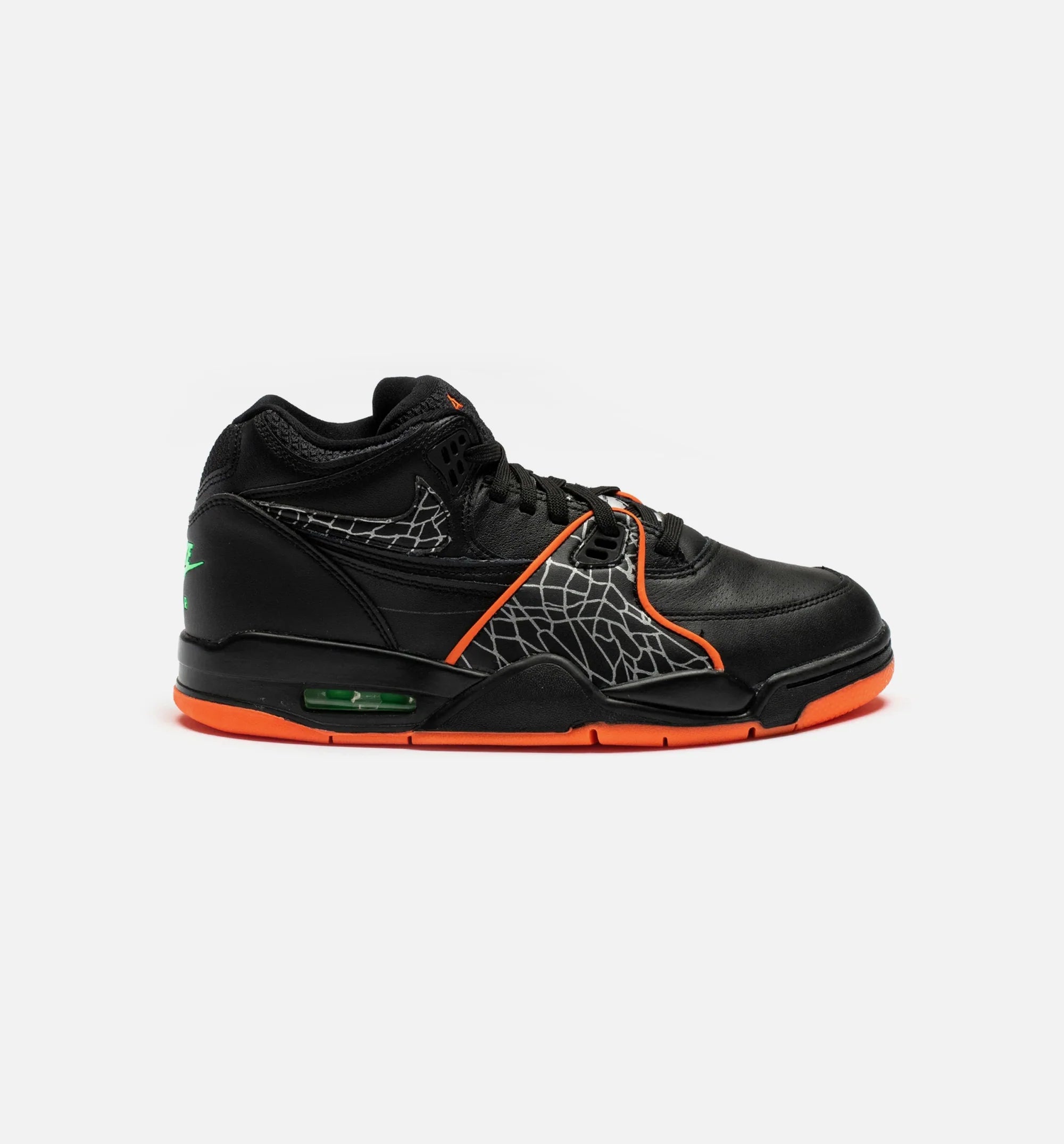Air Flight 89 All Star Mens Basketball Shoe Black Blaze Orange Green Strike