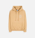 BB Script Mens Hoodie Tan White