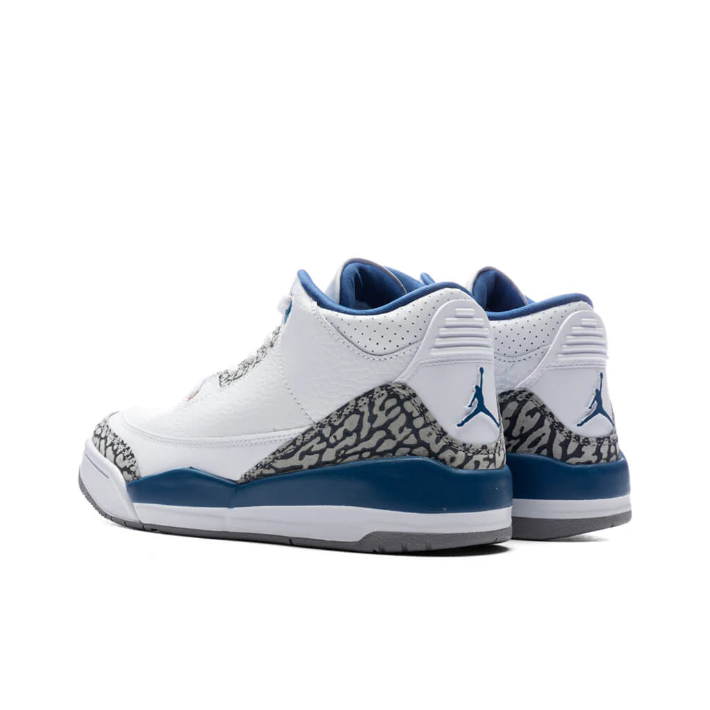 Air Jordan 3 Retro PS True Blue and Copper White Metallic Copper True Blue