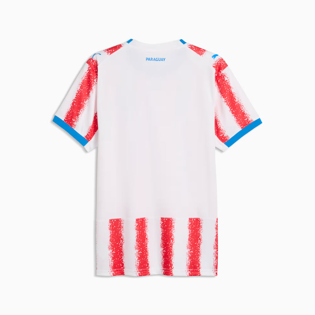 PUMA Paraguay Home Mens Soccer Jersey 2026 White Red