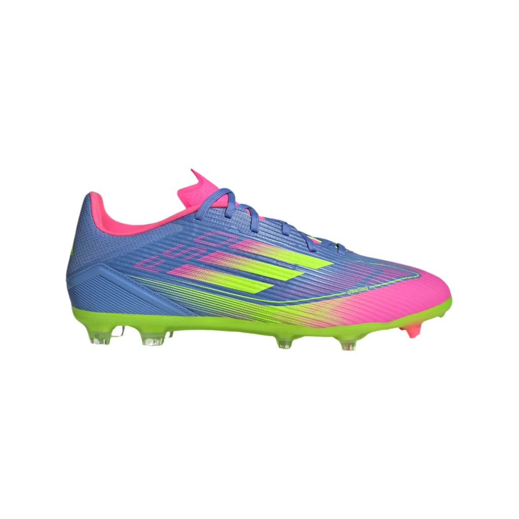 adidas F50 League Firm Multi Ground Boots Blue Fusion Lucid Lemon Lucid Pink