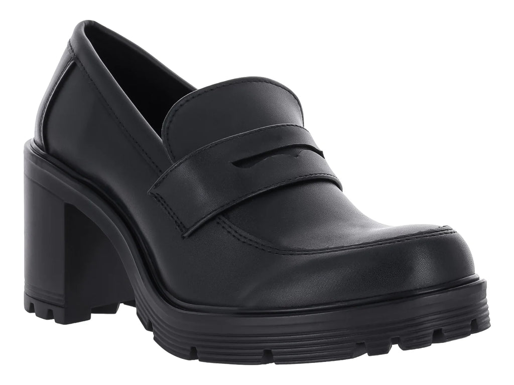 Zapatos Tacones Mocasines Green Love Negro para Mujer