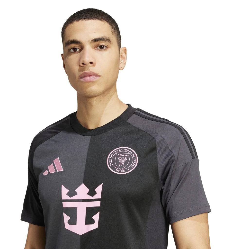 adidas Mens Inter Miami CF Away Jersey 25 26 Black