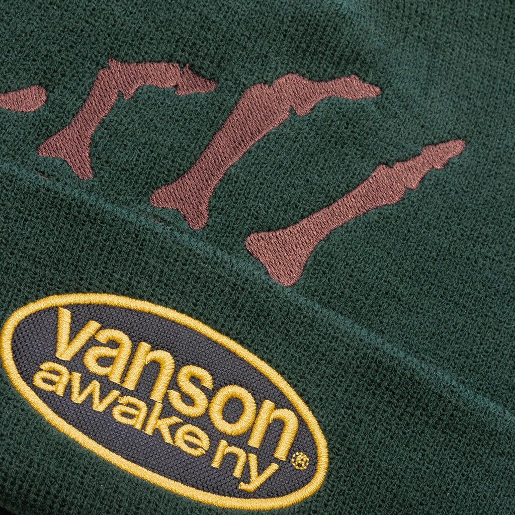 Vanson Bones Beanie Green