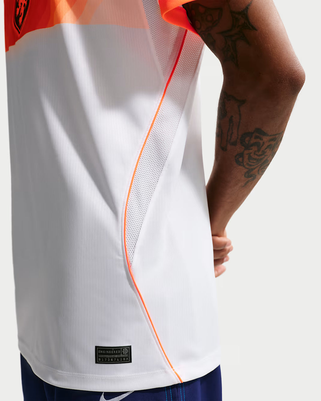 Nike Netherlands Away Mens Jersey 2026 White Hyper Crimson Black