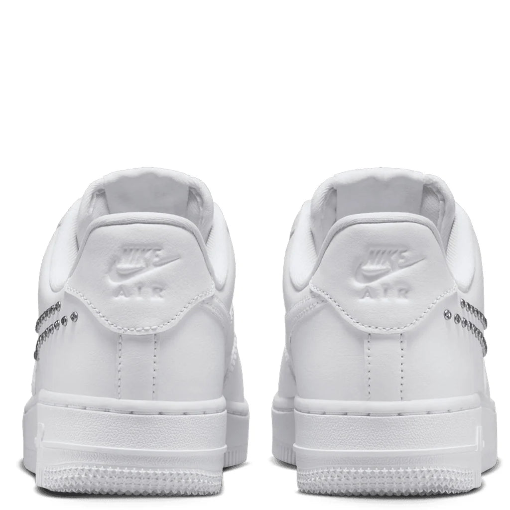 Womens Air Force 1 07 White Chrome Metallic Silver