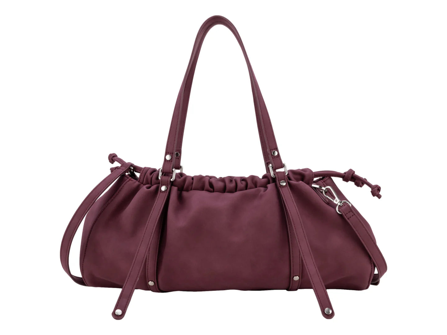 Bolsa de Hombro Cloe Tinto para Mujer