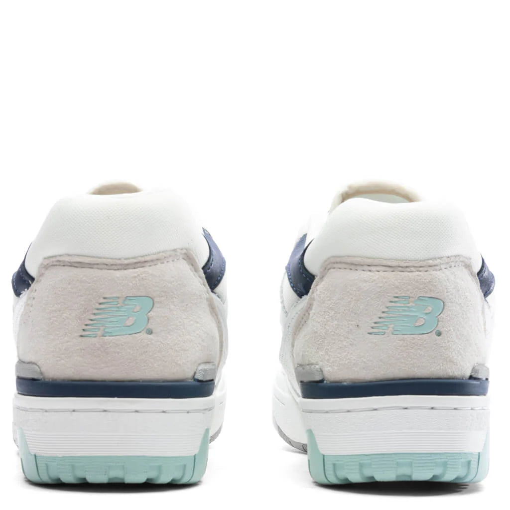 550 White Mint Navy