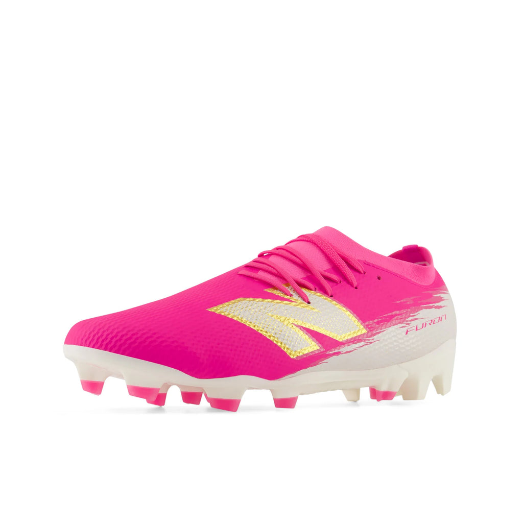 New Balance Furon Team V8 FG Firm Ground Mens Soccer Cleats Pink Heat