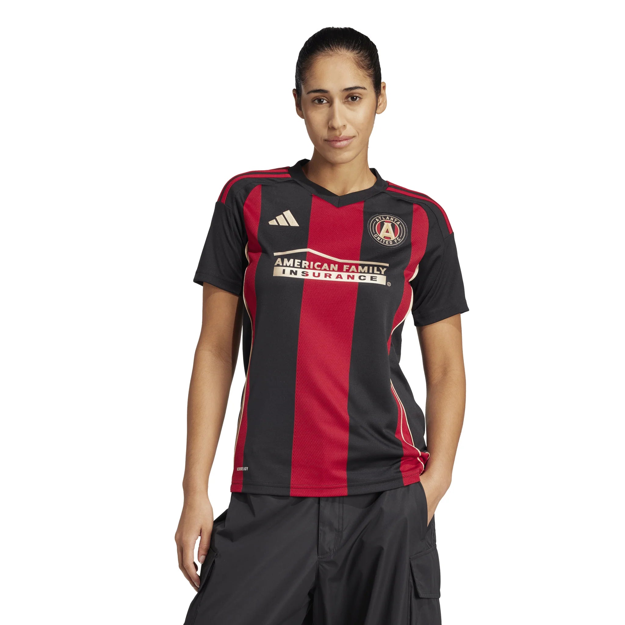 adidas Womens Atlanta United Home Jersey 25 Black