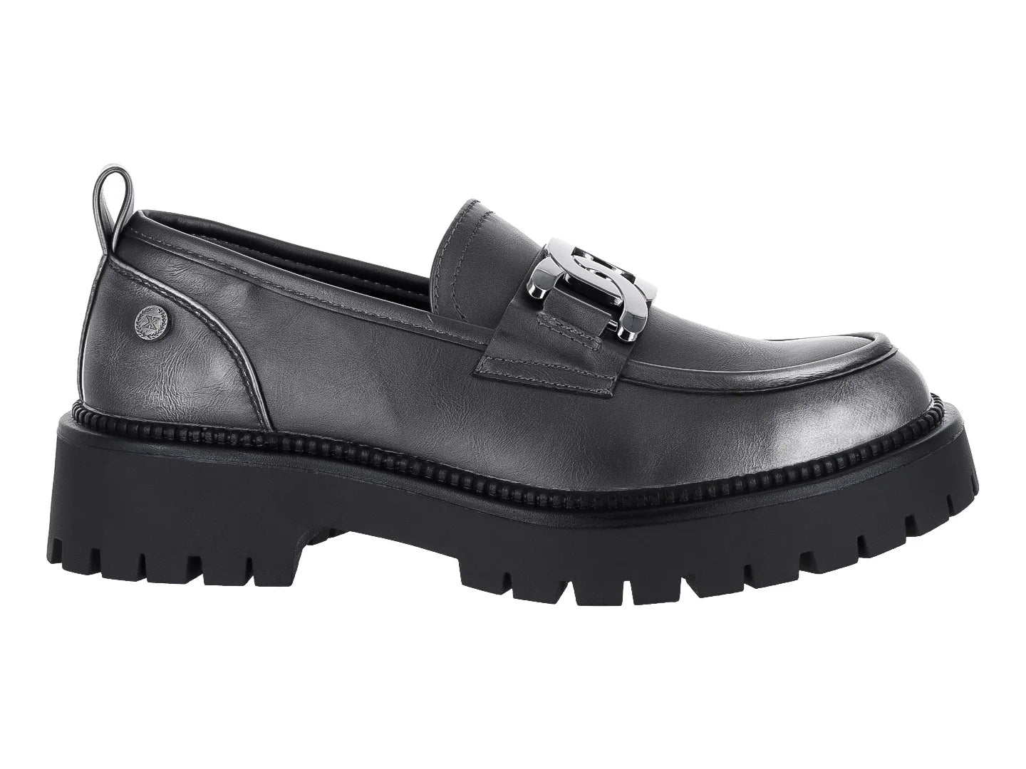 Zapatos Mocasines XTI Plomo para Mujer