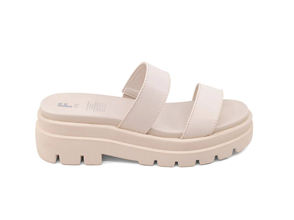 Sandalias EFE Plataforma Beige para Mujer