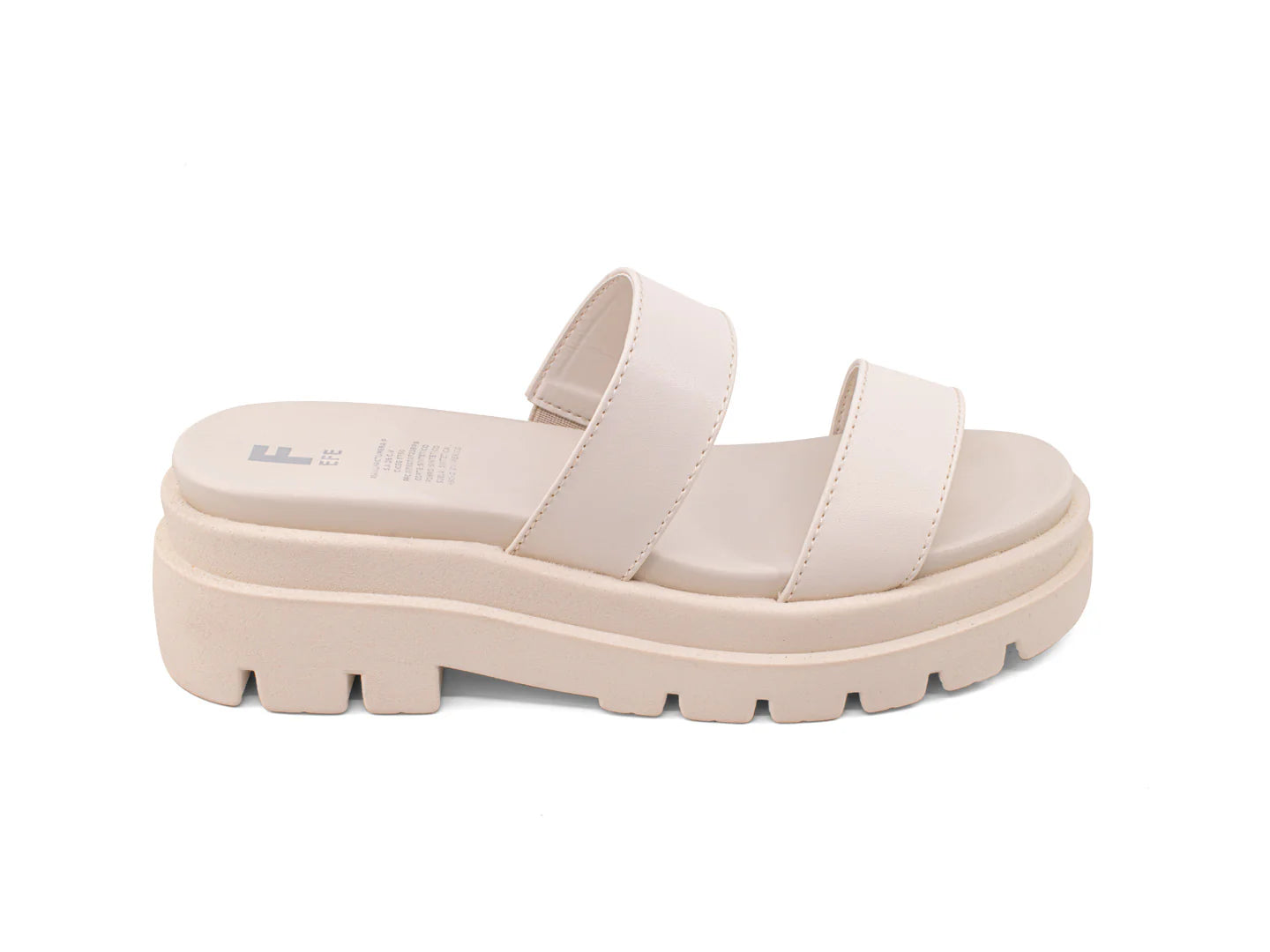 Sandalias EFE Plataforma Beige para Mujer