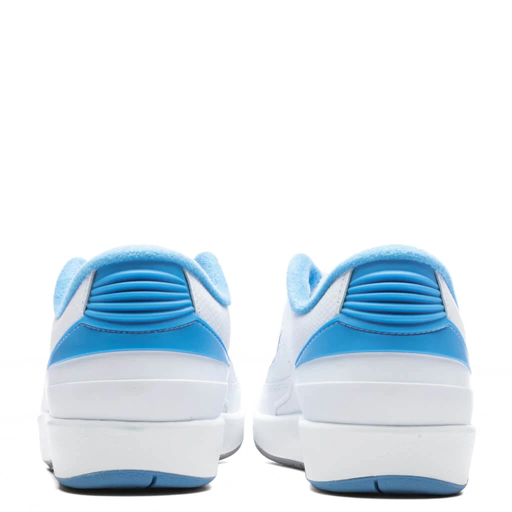 Air Jordan 2 Retro Low GS White University Blue Cement Grey