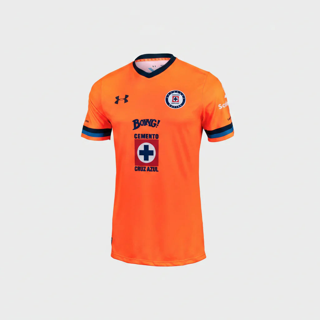 Under Armor Cruz Azul Third Jersey 2015 Orange Navy