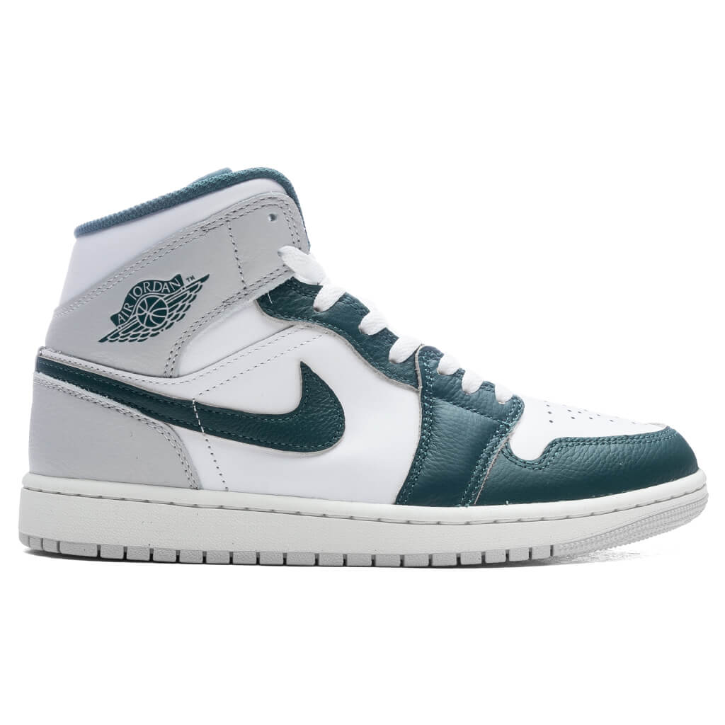 Air Jordan 1 Mid SE White Oxidized Green Sail