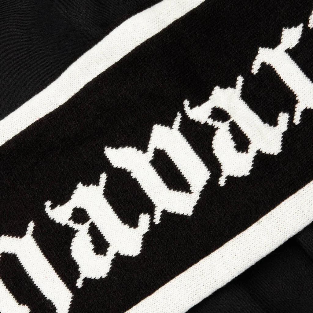 adidas Originals x Willy Chavarria Football Scarf Black Better Scarlet Collegiate Green
