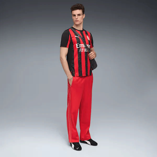 PUMA Mens AC Milan Home Jersey 25 Red Black