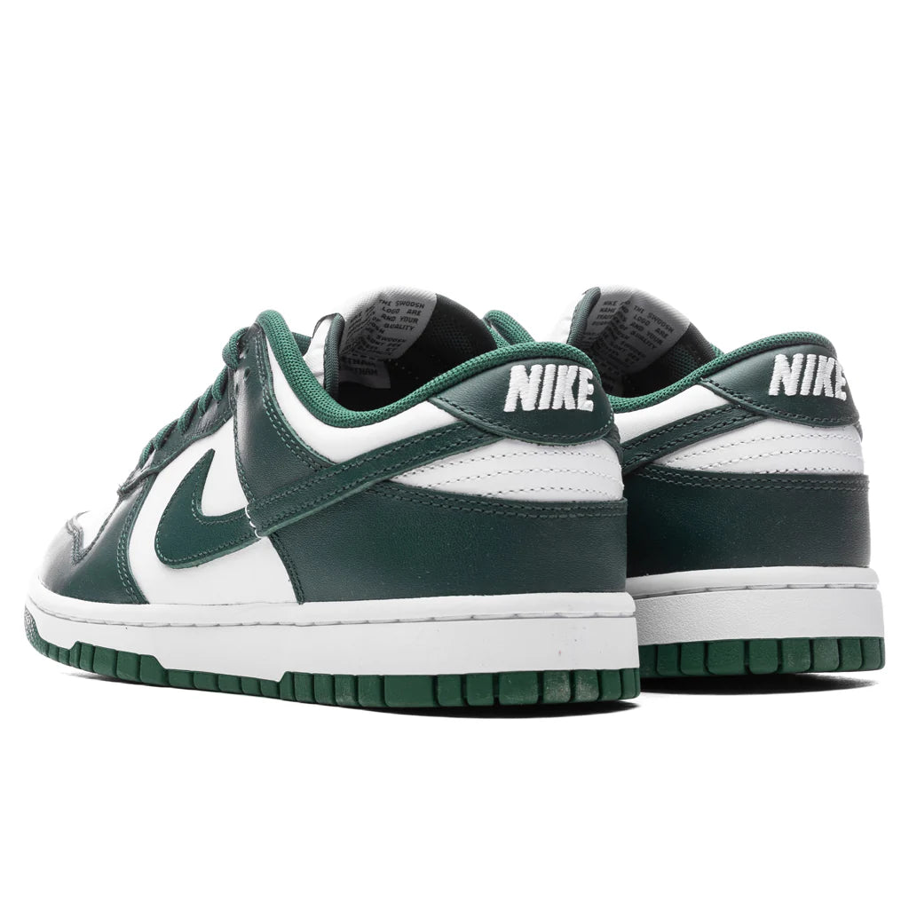 Dunk Low Michigan State White Team Green
