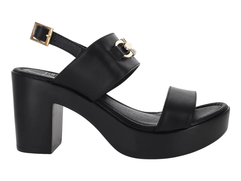 Zapatillas Luna Rosa Negro para Mujer