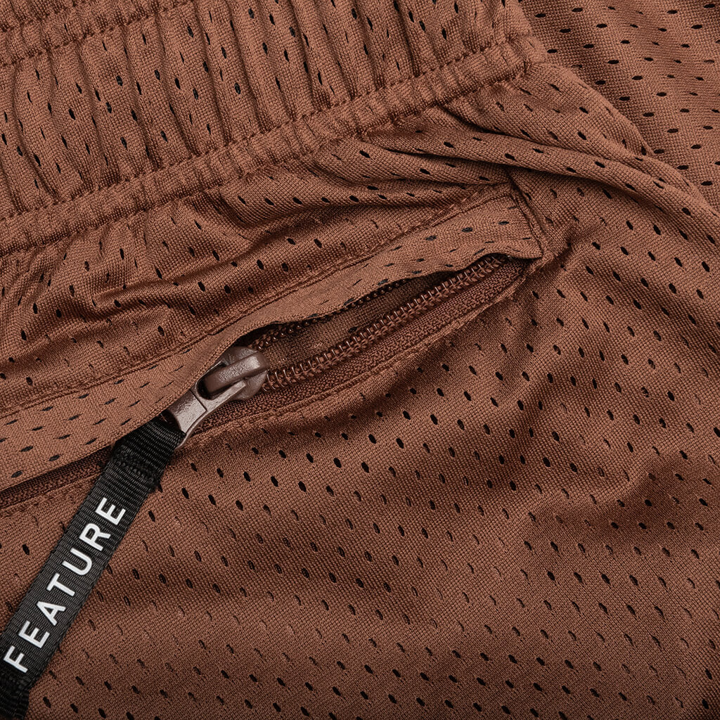 West Mesh Shorts Brown