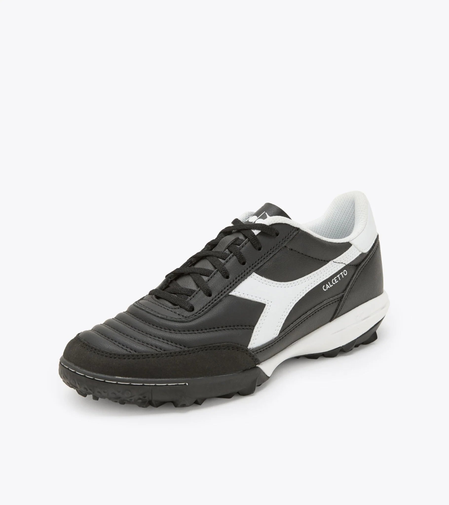 Diadora Calcetto II LT TF Turf Boots Black White