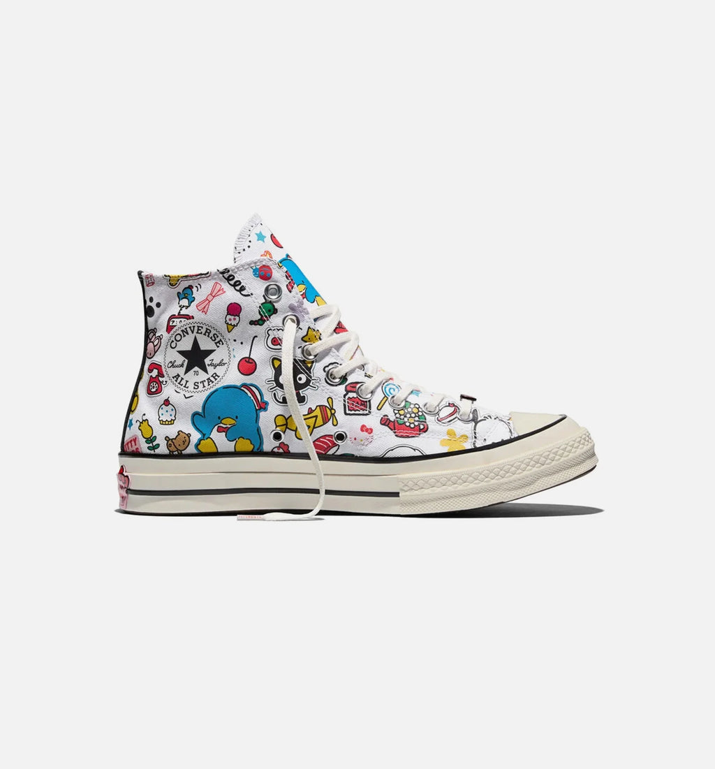 Hello Kitty And friends Chuck 70 Mens Lifestyle Shoe White Pink Green