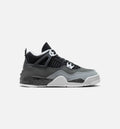 Air Jordan 4 Retro Fear Preschool Lifestyle Shoe Black White Anthracite Black Pure Platinum