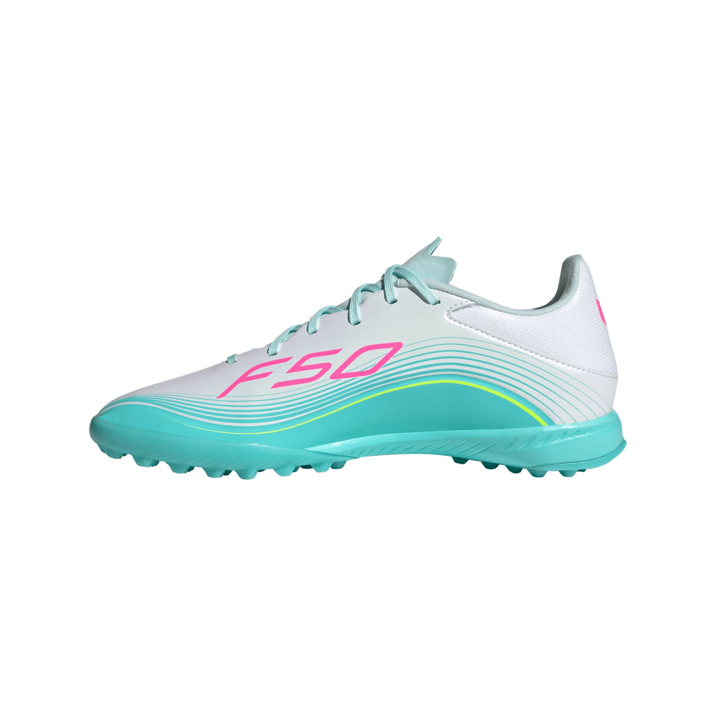 adidas F50 Messi League TF Turf Mens Soccer Cleats White Pink