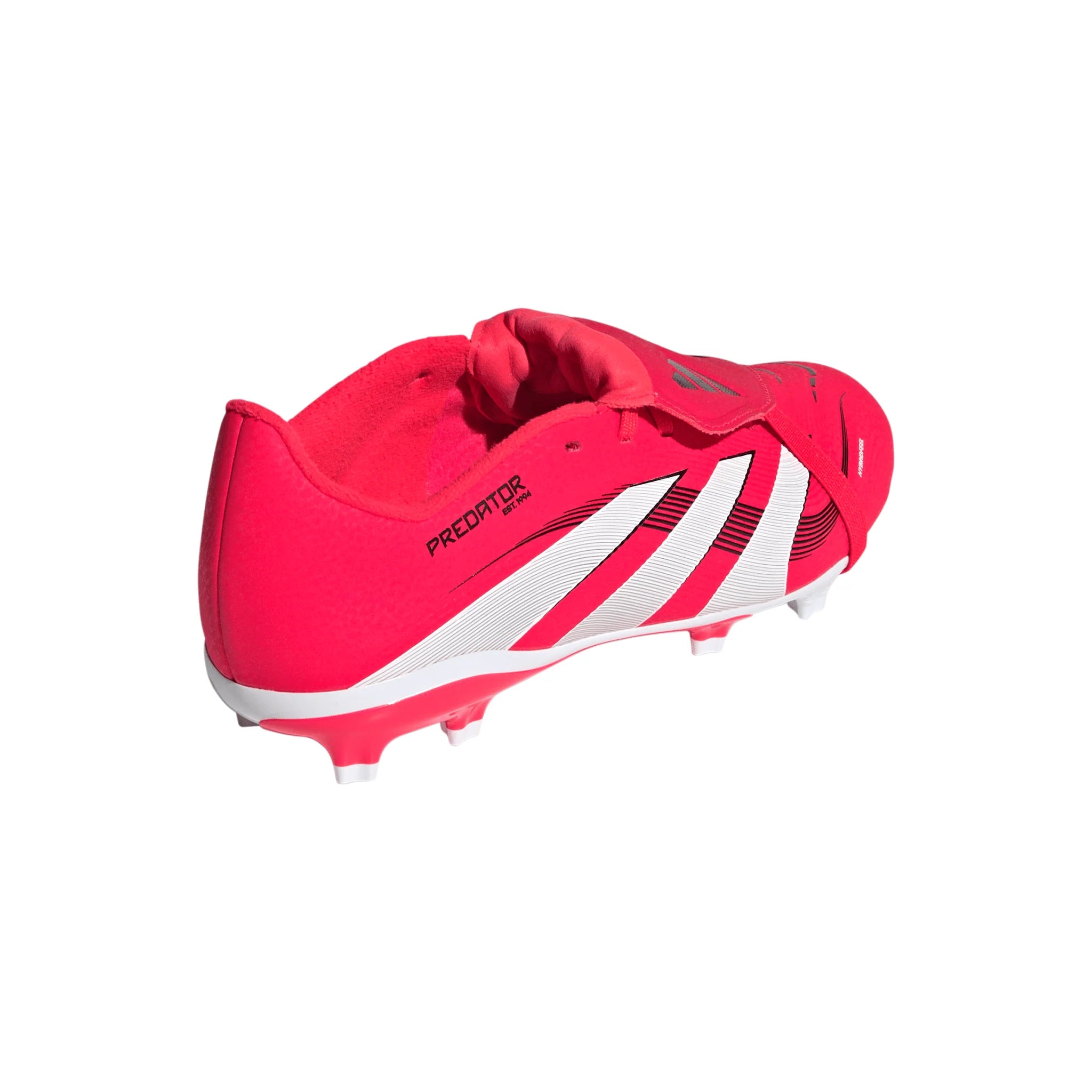 adidas Predator League Fold Over Tongue Firm Ground Boots Junior Red White
