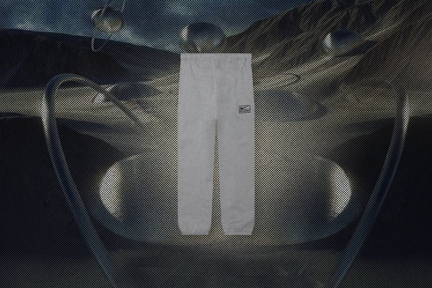 Nike x Stussy NRG Fleece Pant Dark Grey Heather Black