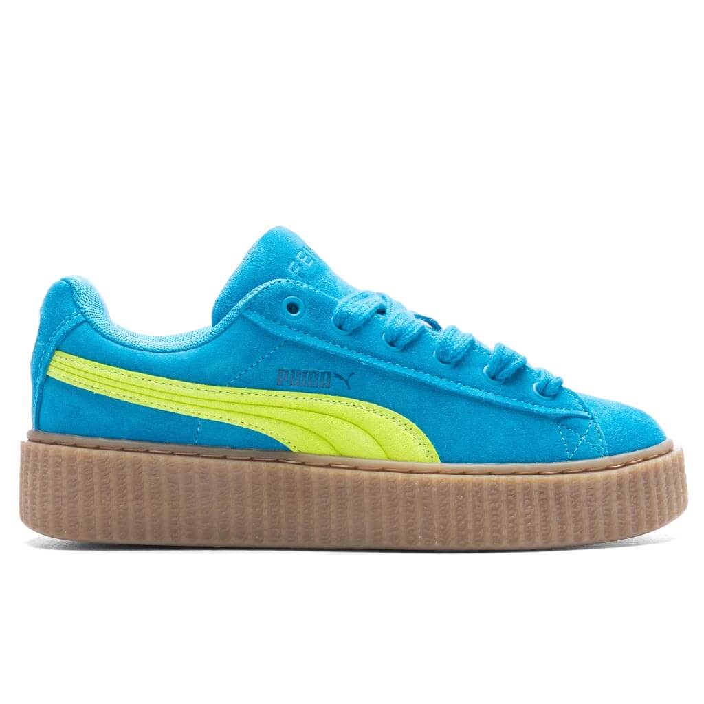 Womens Puma x Fenty Creeper Phatty Speed Blue Lime Pow Gum