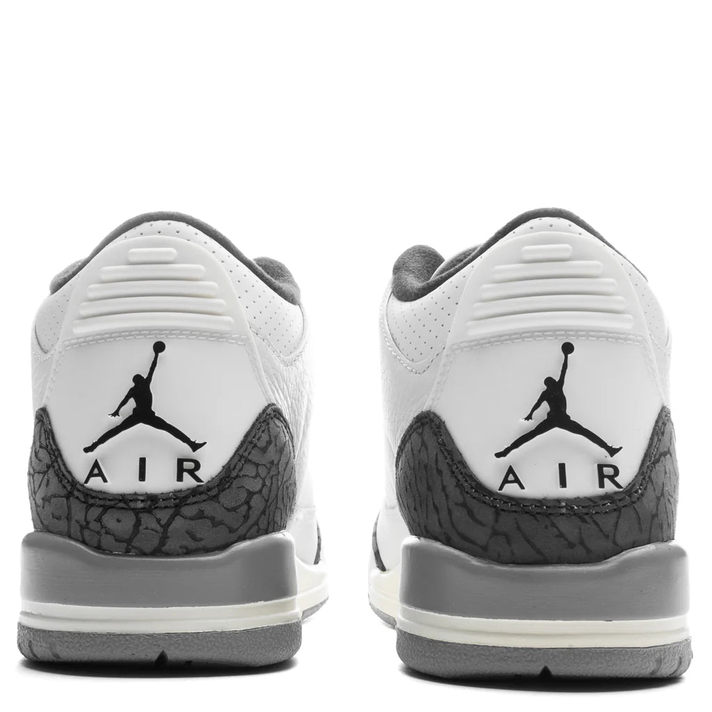 Air Jordan 3 Retro PS Summit White Fire Red Cement Grey