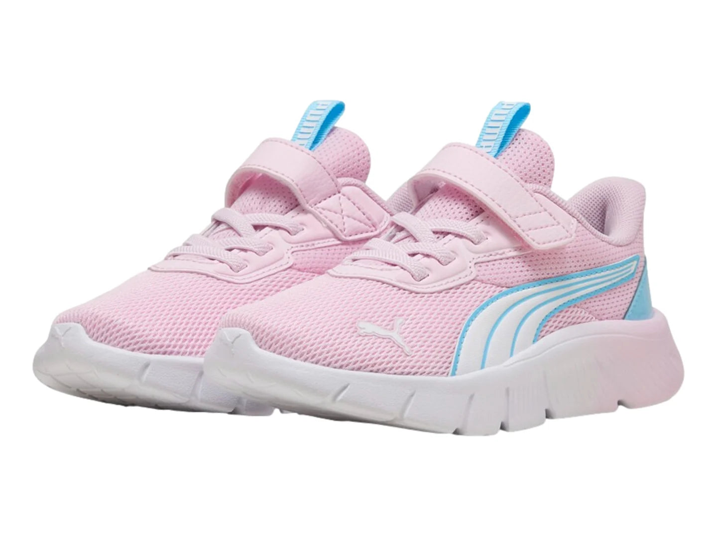 Tenis PUMA FlexFocus Modern Jelly Rosa y Azul para Niña