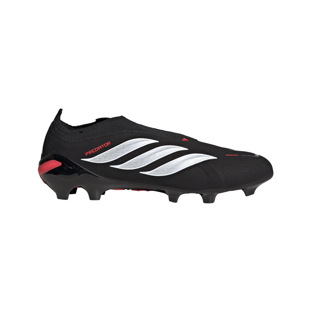 adidas Predator League Laceless FG Firm Ground Mens Soccer Cleats Black White