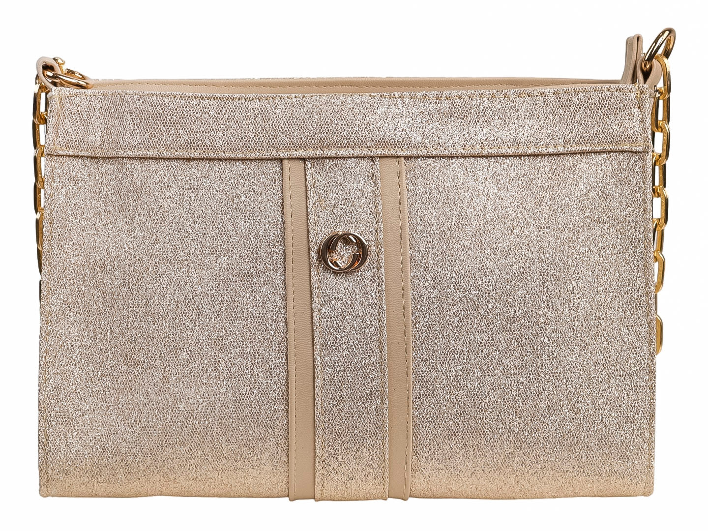 Bolso de Hombro Ferretina Oro para Mujer