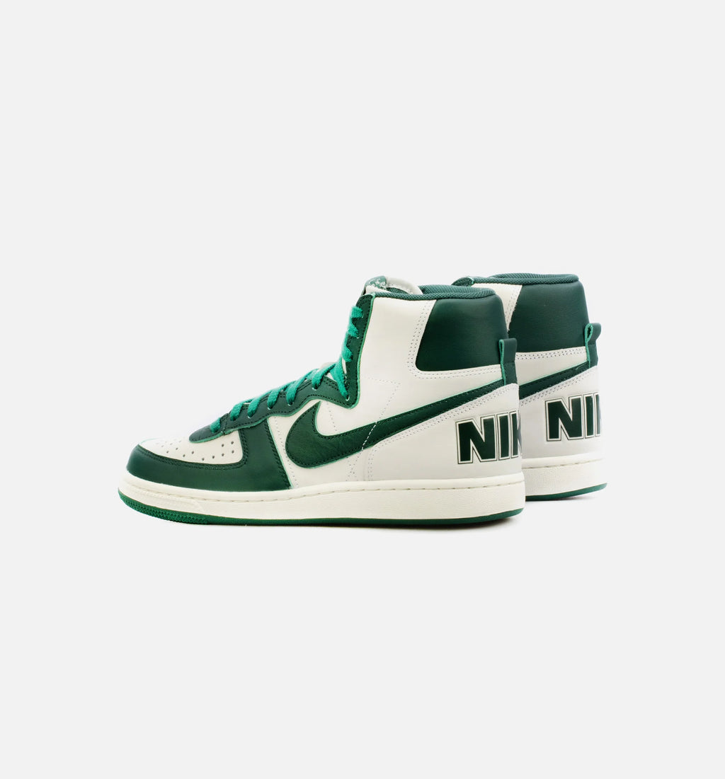 Terminator High Noble Green Mens Lifestyle Shoe Green White