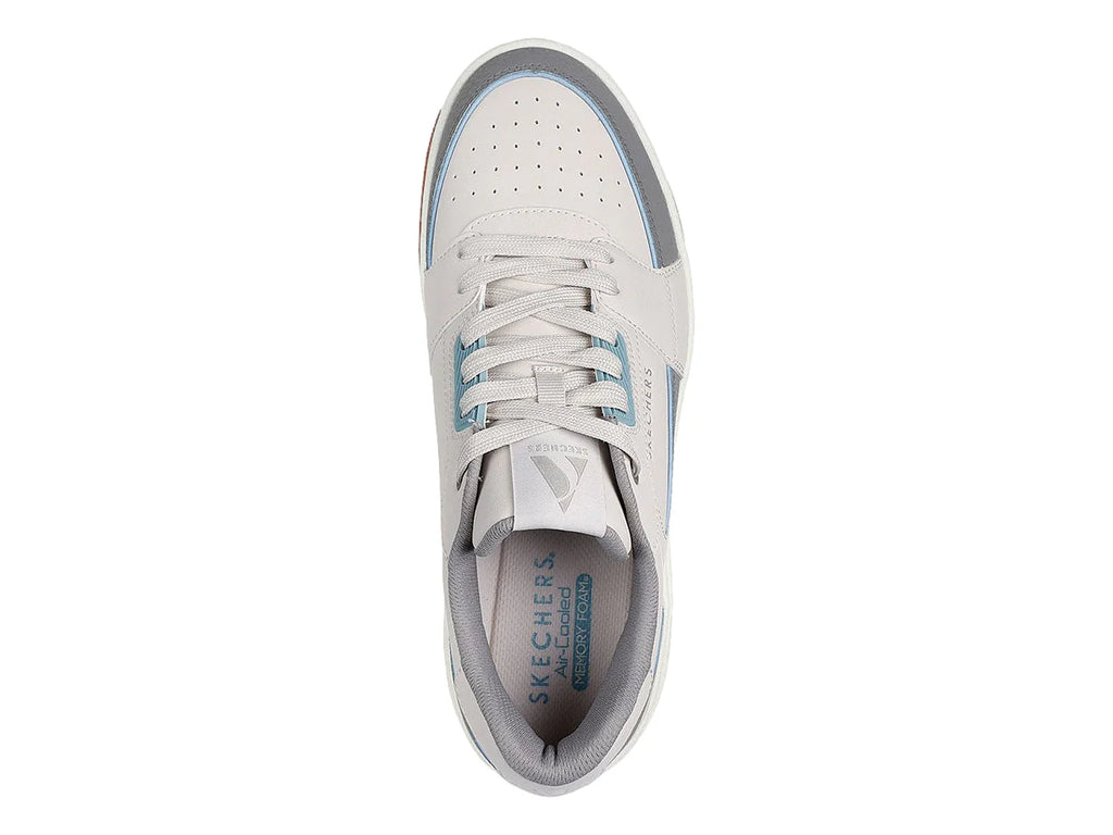 Tenis Skechers One Court Beige y Gris para Hombre