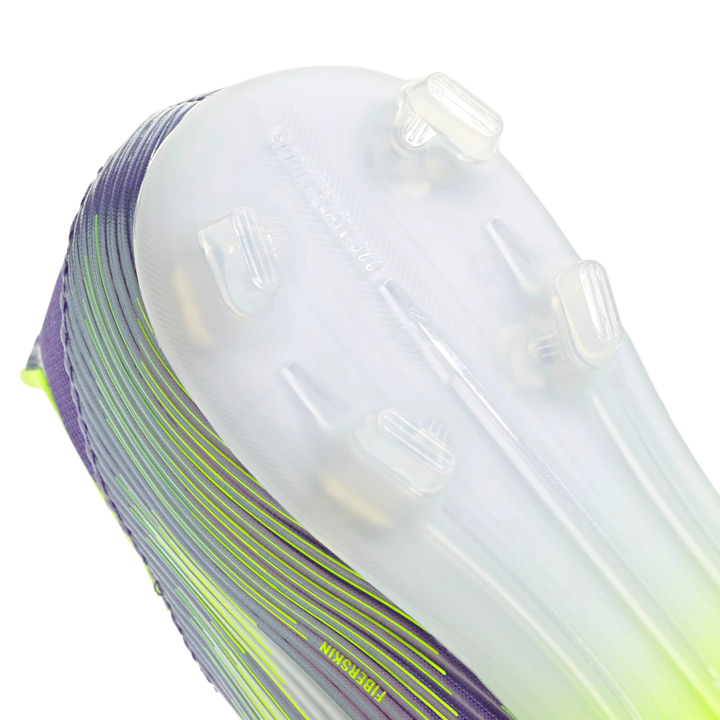adidas F50 League Laceless FG MG Mens Soccer Cleats Purple White Lemon