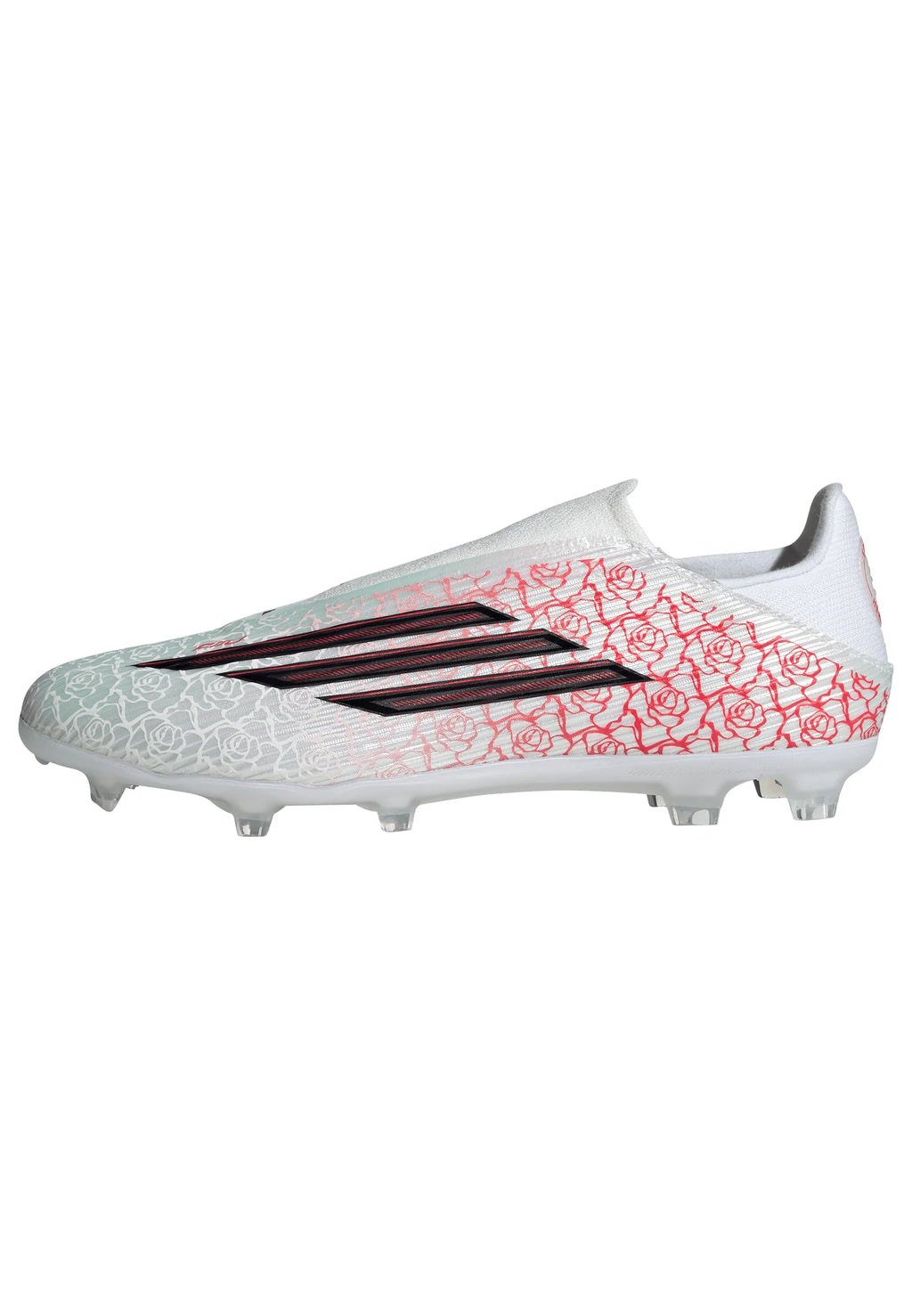 adidas F50 League Laceless FG MG Firm Ground Multi Ground Mens Soccer Cleats White Black Red