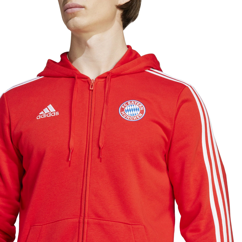 adidas Bayern Munich DNA Full Zip Hoodie 23 24